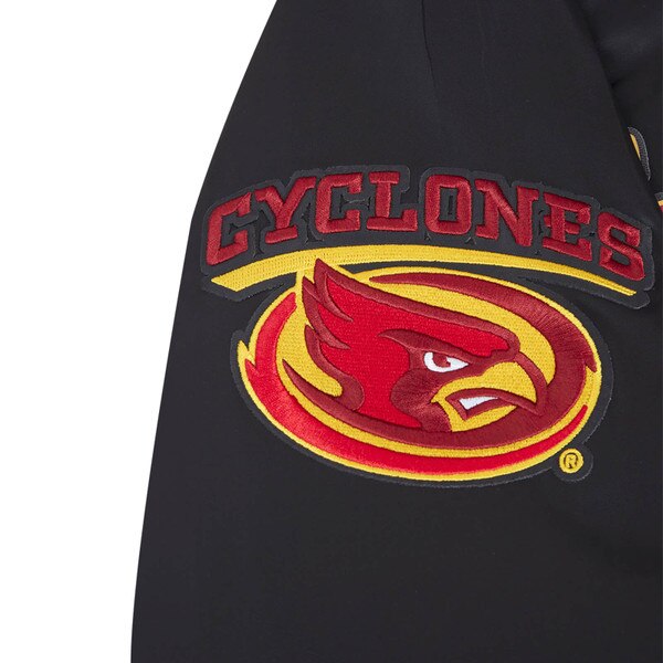 Pro Standard Iowa State Black Satin Jacket